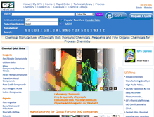 Tablet Screenshot of gfschemicals.com